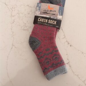 Field & Stream Cabin Socks - Red and Gray